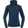 Bergans Cecilie Wool Hood Jacket Women deep sea blue