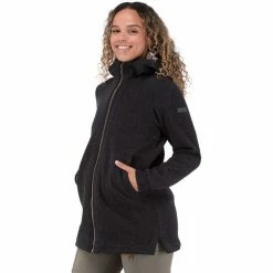 Bergans Oslo Wool Coat Women solid charcoal -Casual Jackets Sales Store bergans oslo wool coat women solid charcoal 3