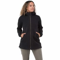 Bergans Oslo Wool Coat Women solid charcoal -Casual Jackets Sales Store bergans oslo wool coat women solid charcoal 5