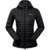 Berghaus Cuillin Insulated Hoody Women jet black/grey pinstripe
