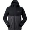 Berghaus Fellmaster Interactive Shell Jacket Men grey pinstripe/jet black
