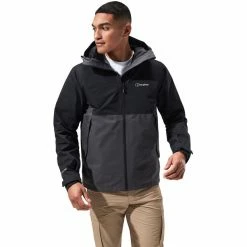 Berghaus Fellmaster Interactive Shell Jacket Men grey pinstripe/jet black -Casual Jackets Sales Store berghaus fellmaster interactive shell jacket men grey pinstripe jet black 4