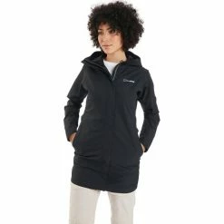 Berghaus Omeara Long Shell Jacket Women black/black -Casual Jackets Sales Store berghaus omeara long shell jacket women black black 6