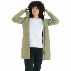 Berghaus Omeara Long Shell Jacket Women oil green/deep depths -Casual Jackets Sales Store berghaus omeara long shell jacket women oil green deep depths 3