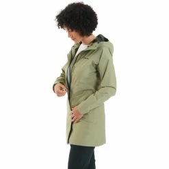 Berghaus Omeara Long Shell Jacket Women oil green/deep depths -Casual Jackets Sales Store berghaus omeara long shell jacket women oil green deep depths 4