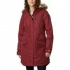 Columbia Suttle Mountain Long Insulated Jacket Women marsala red