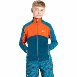 Dare 2b Exception Core Stretch Jacket Kids gulfstream/rusty orange/gulfstream marl -Casual Jackets Sales Store dare 2b exception core stretch jacket kids gulfstream rusty orange gulfstream marl 4