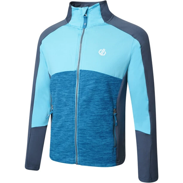 Dare 2b Exception Core Stretch Jacket Kids meaowbrook green/aqua splash/orion grey marl 1 Dare 2b Exception Core Stretch Jacket Kids meaowbrook green/aqua splash/orion grey marl