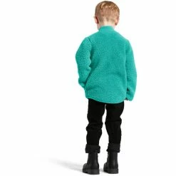 DIDRIKSONS Ohlin 4 Full Zip Sweat Jacket Kids peacock green -Casual Jackets Sales Store didriksons ohlin 4 full zip sweat jacket kids peacock green 5