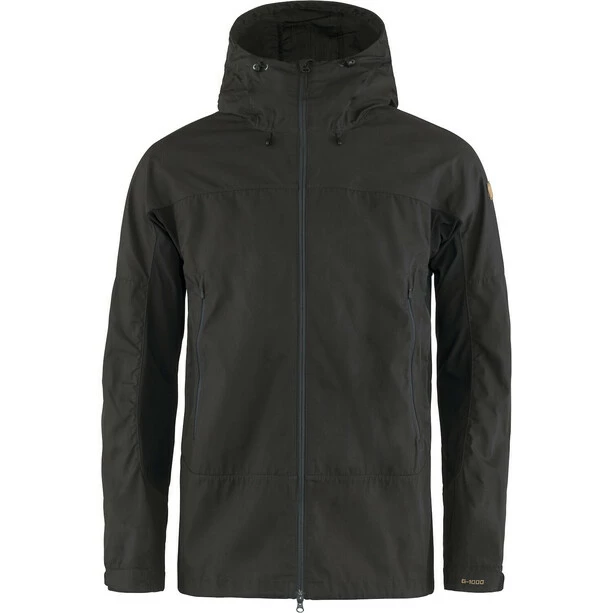 Fjällräven Abisko Lite Trekking Jacket Men dark grey/black 1 Fjällräven Abisko Lite Trekking Jacket Men dark grey/black