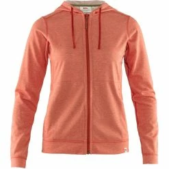 Fjällräven High Coast Lite Hoodie Women rowan red