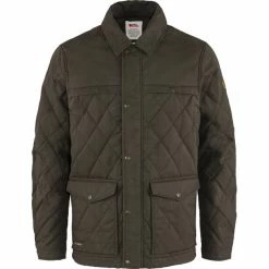 Fjällräven Övik Wool Padded Jacket Men dark olive