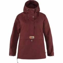 Fjällräven Vardag Anorak Women bordeaux red