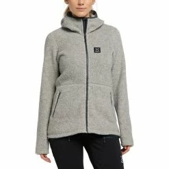 Haglöfs Pile Hood Women grey melange -Casual Jackets Sales Store hagloefs pile hood women grey melange 3