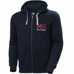 Helly Hansen HH Logo Full Zip Hoodie Men navy