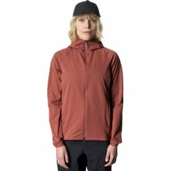 Houdini Daybreak Jacket Women desert rock red