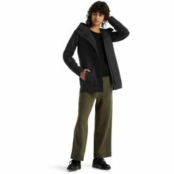 Icebreaker Ainsworth Hooded Jacket Women jet heather -Casual Jackets Sales Store icebreaker ainsworth hooded jacket women jet heather 4