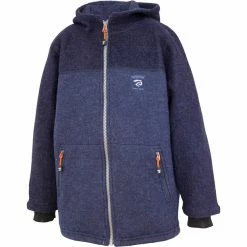 Ivanhoe of Sweden Block Hooded Jacket Kids light navy