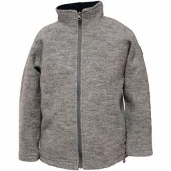 Ivanhoe of Sweden Rulle Full Zip Jacket Kids grey marl