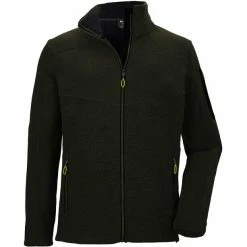 Killtec KOW 28 Knitted Fleece Jacket Men dark olive