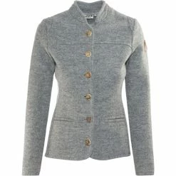 Maloja AllegriaM. NOS Alpine Wool Jacket Women grey melange