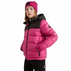O'Neill Puffer Jacket Girls fuchsia red -Casual Jackets Sales Store oneill puffer jacket girls fuchsia red 3