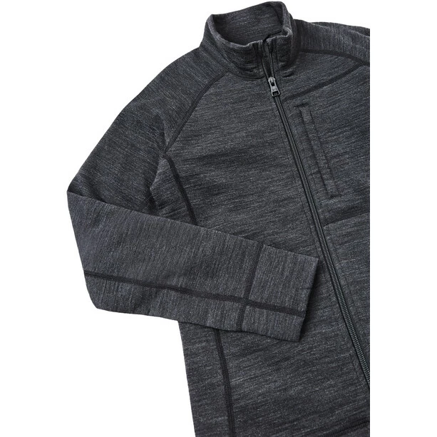 Reima Mahti Sweater Youth black melange 3 Reima Mahti Sweater Youth black melange - Image 3