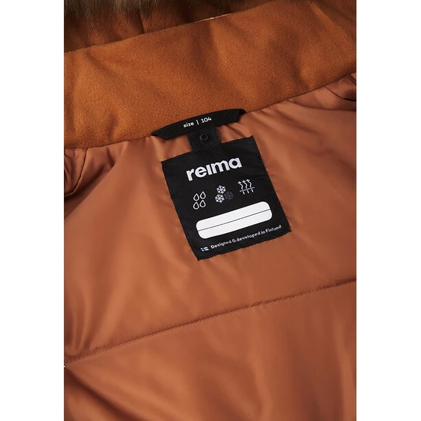 Reima Muhvi Reimatec Winter Jacket Kids orange yellow 5 Reima Muhvi Reimatec Winter Jacket Kids orange yellow - Image 5