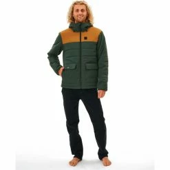 Rip Curl Anti Series Ridge Jacket Men forest green -Casual Jackets Sales Store rip curl anti series ridge jacket men forest green 4