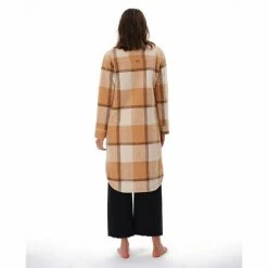 Rip Curl Breeze Check Jacket Women camel -Casual Jackets Sales Store rip curl breeze check jacket women camel 3