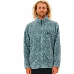 Rip Curl Party Pack Polar Fleece Jacket Men mineral blue