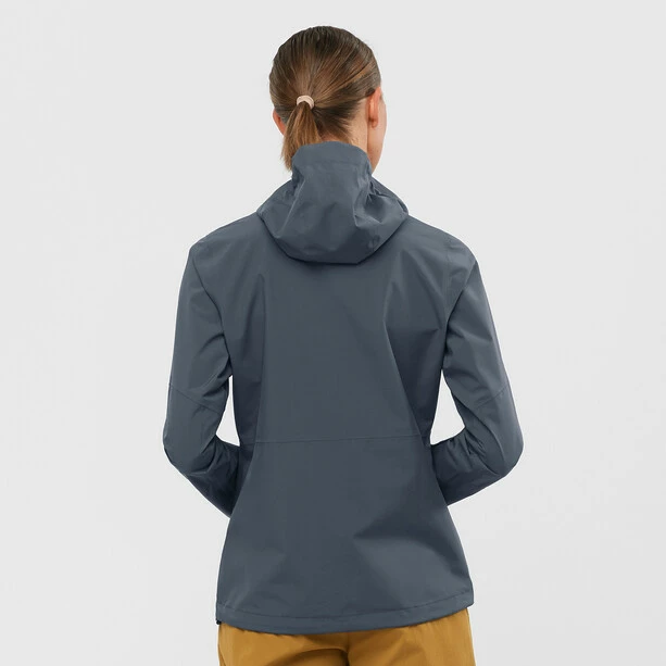 Salomon Outrack Waterproof Jacket Women ebony 6 Salomon Outrack Waterproof Jacket Women ebony - Image 6