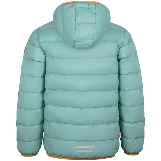 TROLLKIDS Dovrefjell Jacket Kids aqua/honey 2 TROLLKIDS Dovrefjell Jacket Kids aqua/honey - Image 2