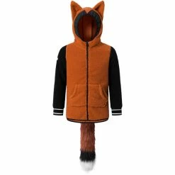WeeDo Foxdo Fleece Jacket Kids fox brown