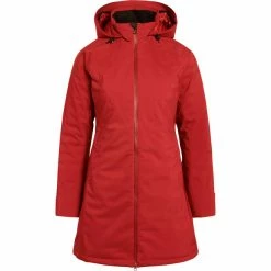 Y by Nordisk Raa Hardshell Down Coat Women red dahlia