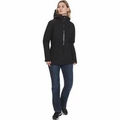 Y by Nordisk Tora Hardshell Down Jacket Women black -Casual Jackets Sales Store y by nordisk tora hardshell down jacket women black 3